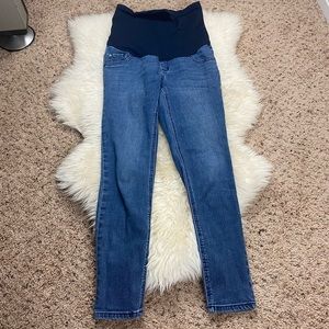 Indigo Blue Maternity Skinny Jeans Sz Petite Small